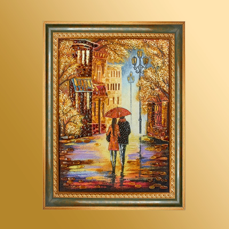 Картины из янтаря