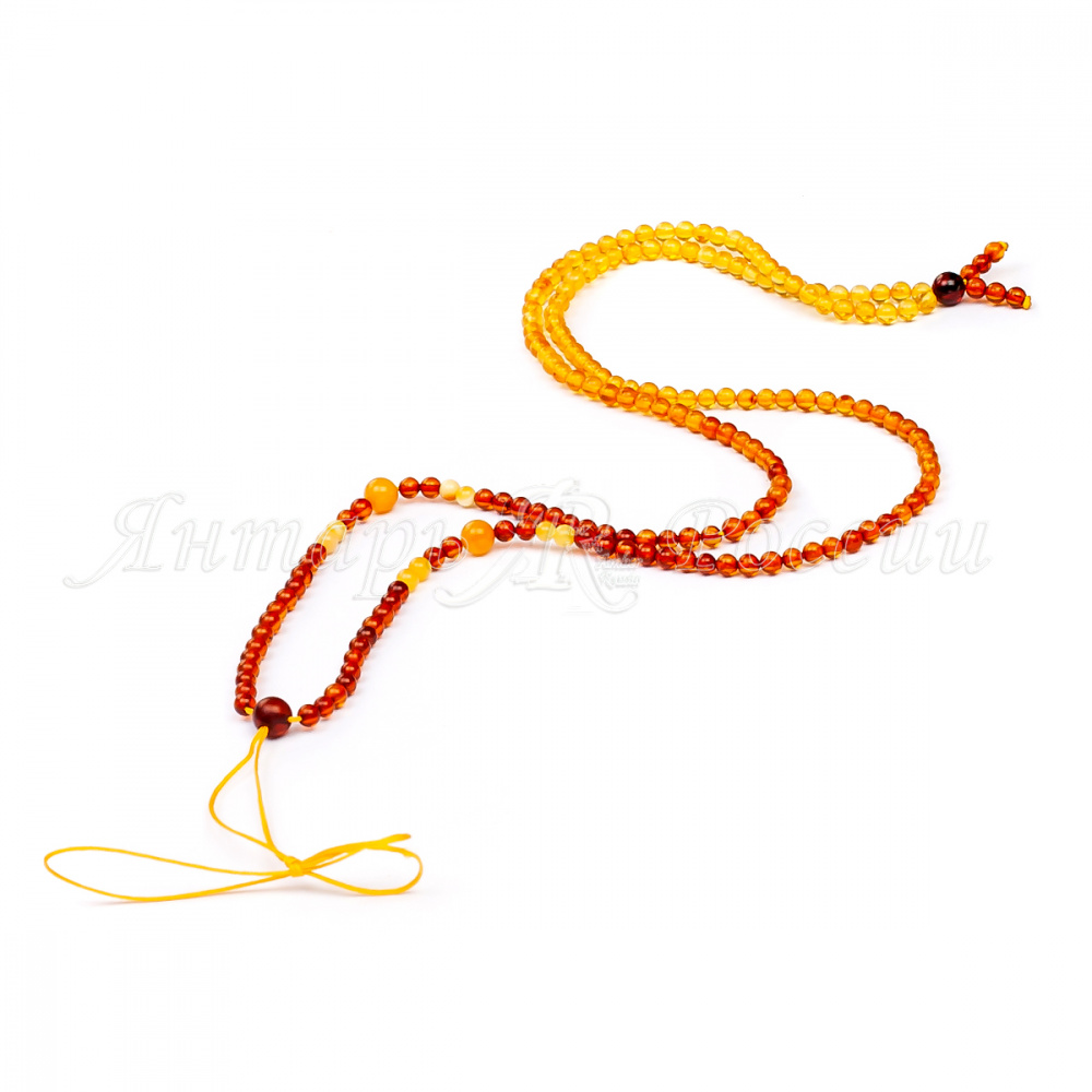 Бусы под кулон Янтарь